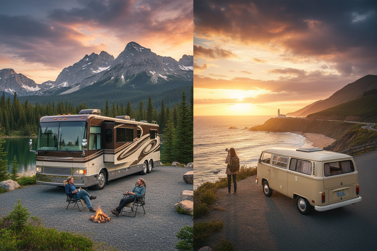 Motorhome Travel vs Campervan Travel: Which Is Better? (2026 Complete Comparison Guide)